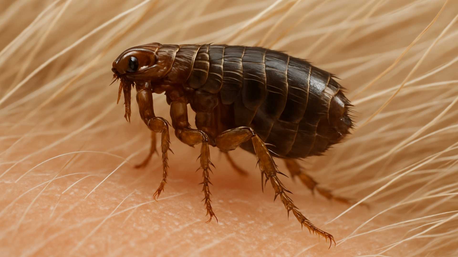 detalle de pulga patitasco